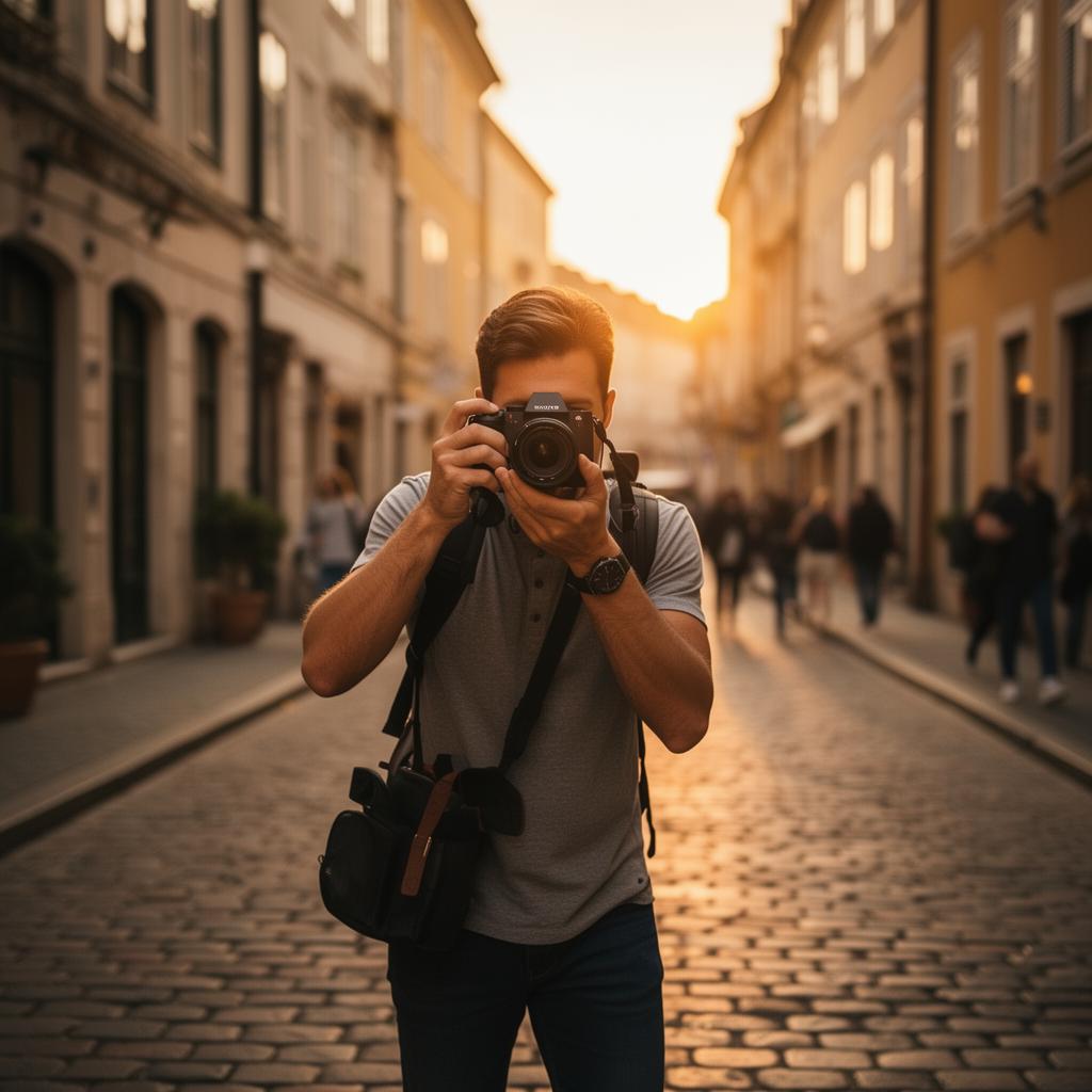 Photographer at work